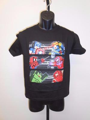 New Avengers CPT America Hulk Block Style Youth Size M Medium 10/12 Shirt