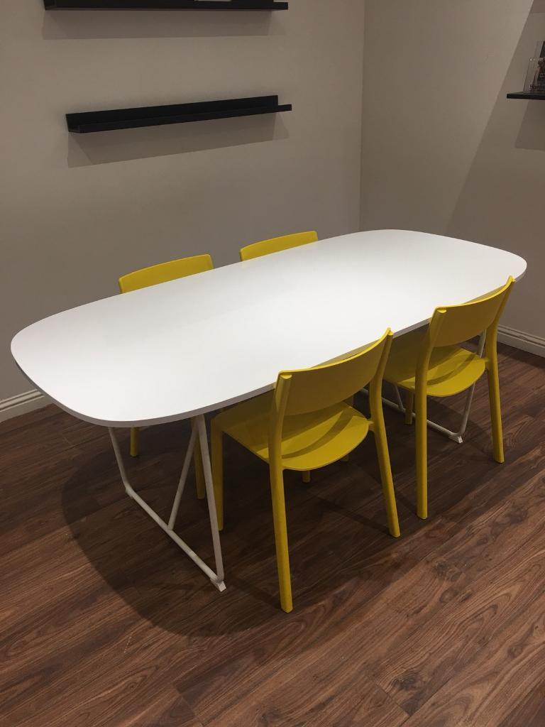 IKEA OPPEBY WHITE DINING TABLE in Bridge of Don, Aberdeen Gumtree