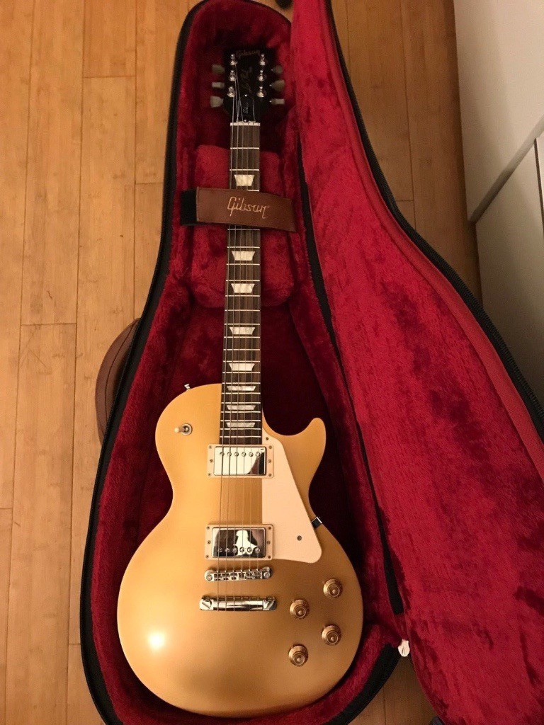 Upgraded Gibson USA Les Paul Tribute Gold Top 2018 With Case in