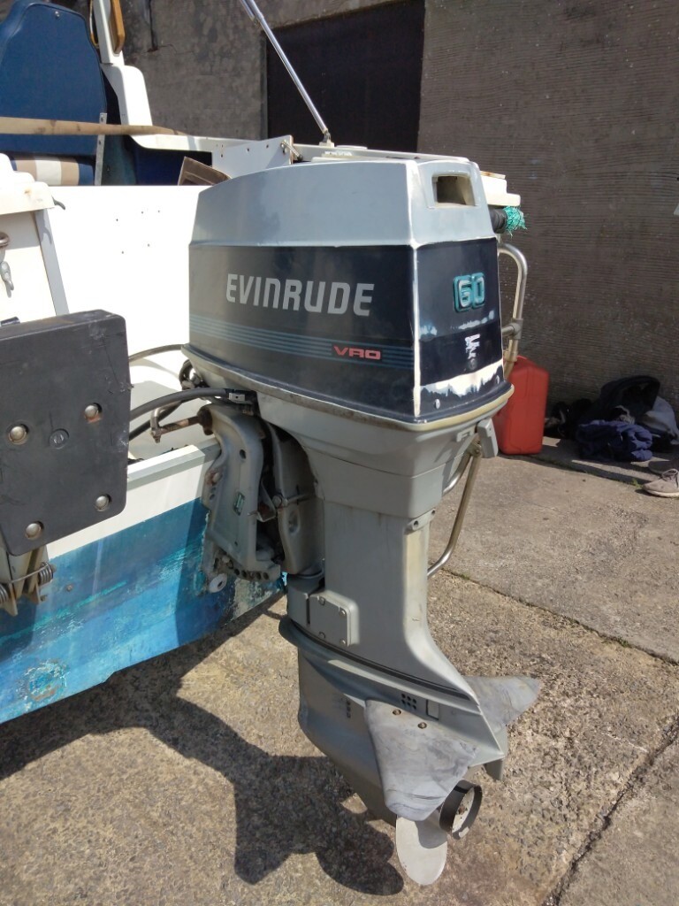Evinrude 60 hp vro outboard motor boat engine in Llanelli, Carmarthenshire Gumtree