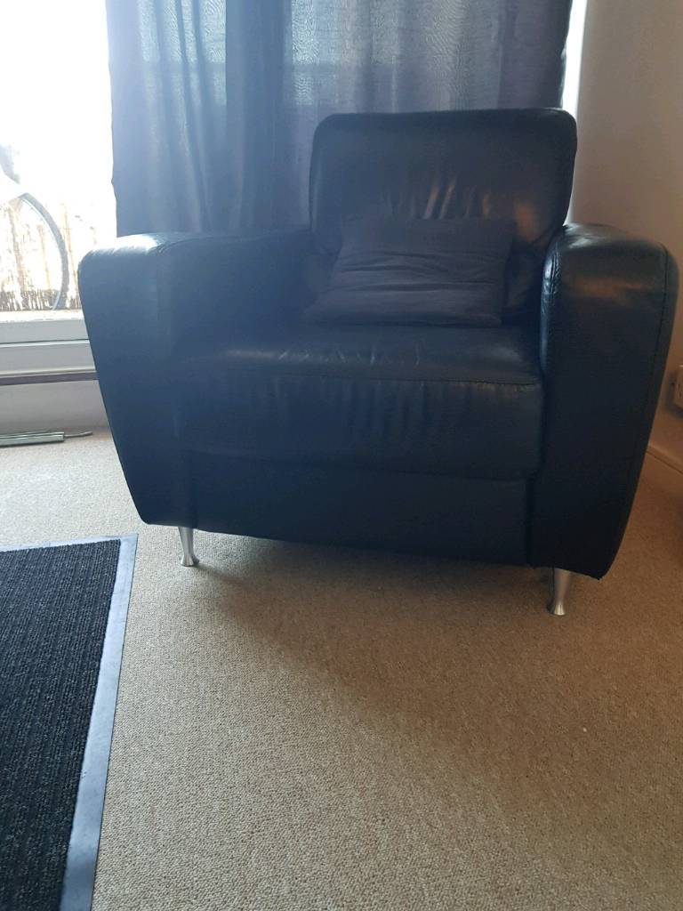 Single Black Arm Chair Pick Up In Exeter Devon Gumtree
