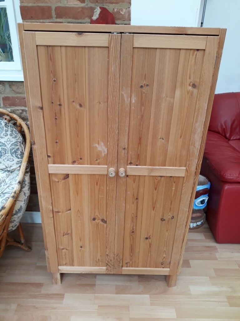 IKEA pine wardrobe in Leighton Buzzard, Bedfordshire Gumtree