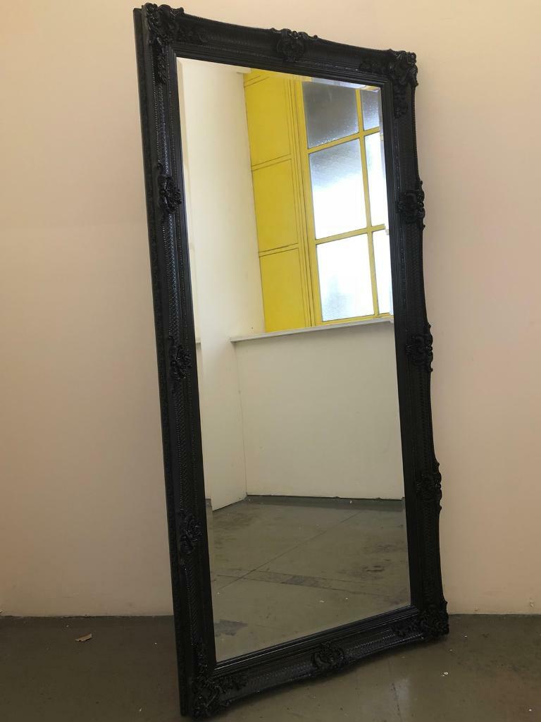 VERY LARGE ORNATE BLACK FRAMED MIRROR in Brighton, East Sussex Gumtree