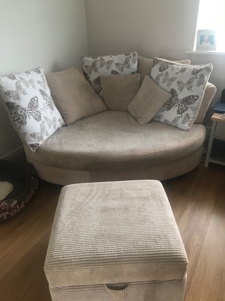 Cuddles sofa Half round sofa in Manningtree, Essex Gumtree