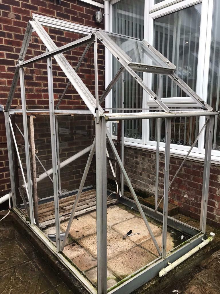 Used 6x4 toughened glass greenhouse in Waterlooville, Hampshire Gumtree