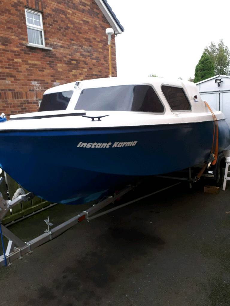17 ft boat dorset, key start 50hp in Craigavon, County Armagh Gumtree