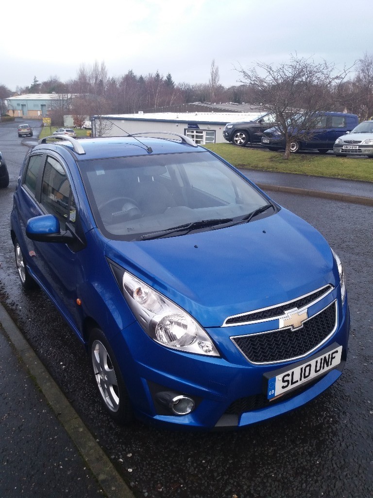 Chevrolet Spark 2010 for sale, metallic blue, low mileage, excellent cond in Musselburgh, East