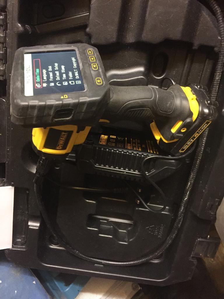 Dewalt cordless inspection camera dc410d1 10.8volt in Ashford, Surrey