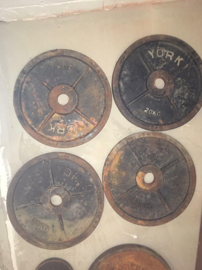 Olympic weight plates, 4x20kg in Sheffield, South Yorkshire Gumtree