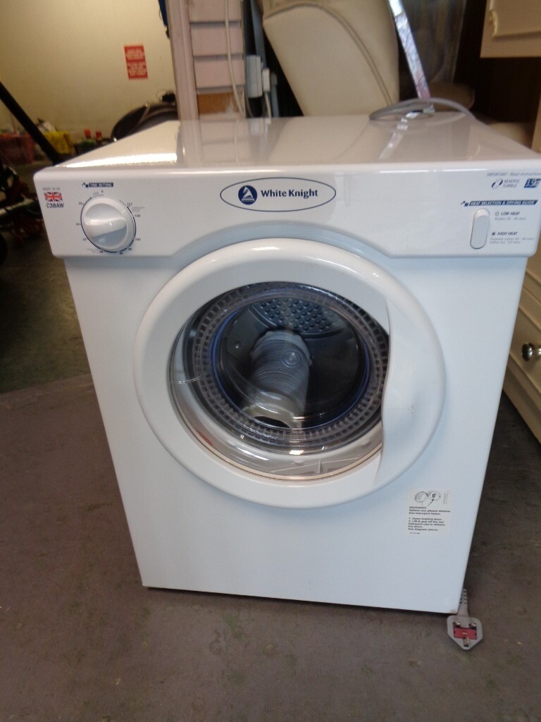 White Knight C38AW 3.5 kg Compact Vented Tumble Dryer. Excellent