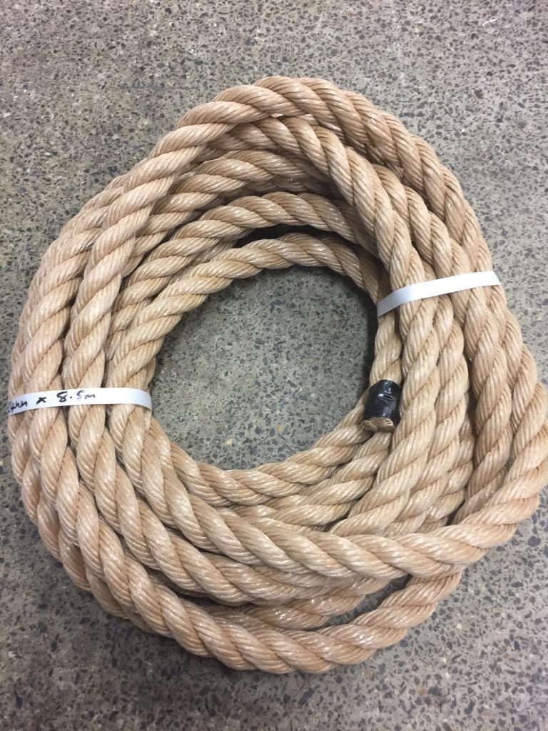 24mm synthetic decking rope x 8.5 metres, brand new, decking garden