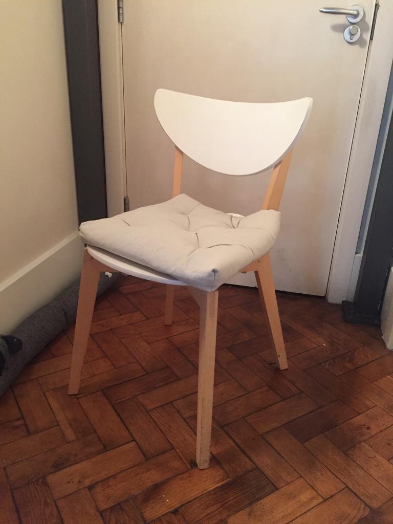 IKEA 'NORDMYRA' 60's style dining room chairs (WHITE) | in ... on {keyword}