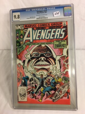 Avengers #229 - CGC 9.8 - Old Label - Tattooz