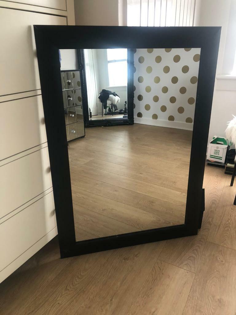 Large Black Mirror 77 x 107 cm in Bothwell, Glasgow Gumtree