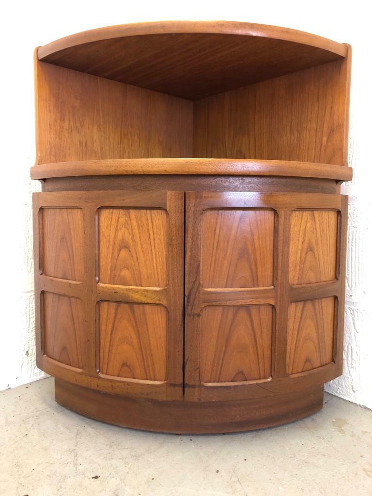 Nathan Parker knoll teak retro mid century sideboard corner unit in