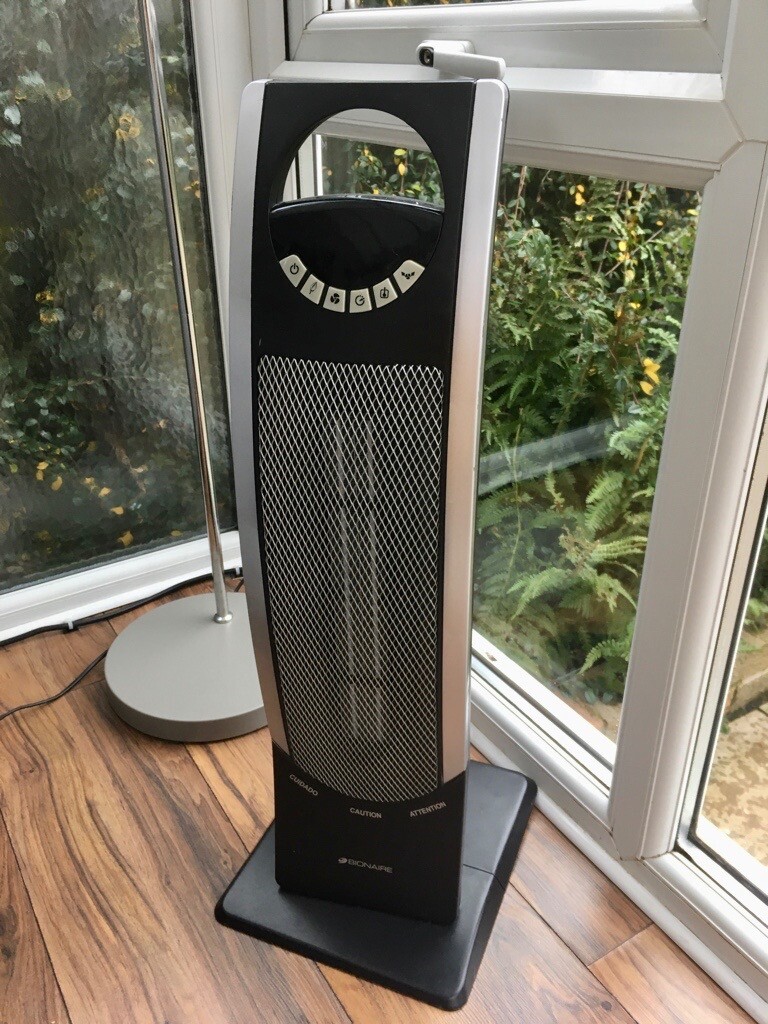 Bionaire oscillating tower fan/heater in Wakefield, West Yorkshire