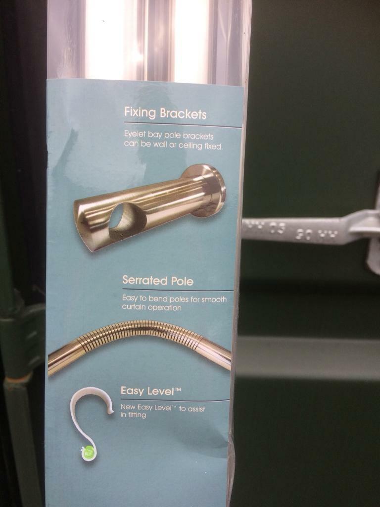 Dunelm bay window curtain pole in Newbridge Newport $ 86 JPG