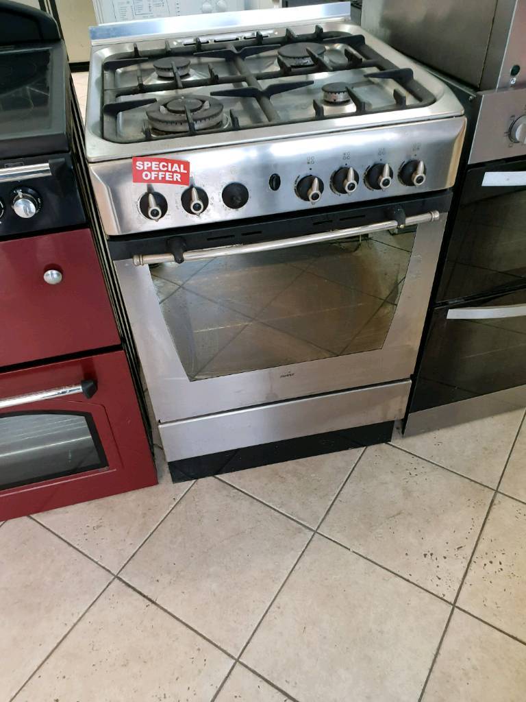SILVER 60CM GAS COOKER 1 MONTH GUARANTEE in Sherwood, Nottinghamshire