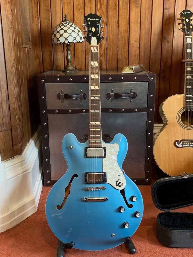 1998 EPIPHONE SUPERNOVA BLUE ELECTRIC GUITAR BY GIBSON NOEL GALLAGHER OASIS in Stirling Gumtree