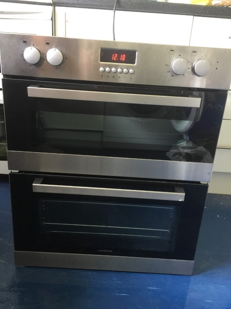 LAMONA 4401 ELECTRIC STAINLES STEEL DOUBLE OVEN AND GRILL in