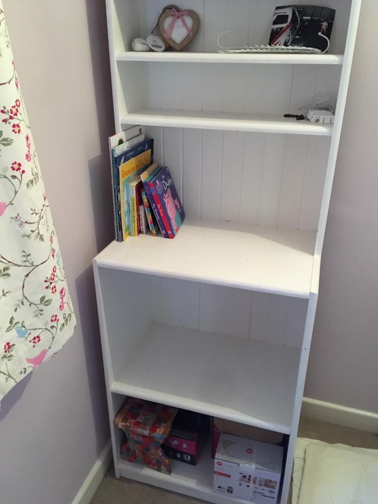 White shabby chic tongue and groove shelving unit shelves in Downend, Bristol Gumtree