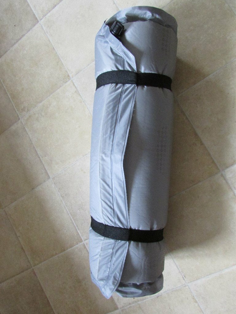 self inflating single bed