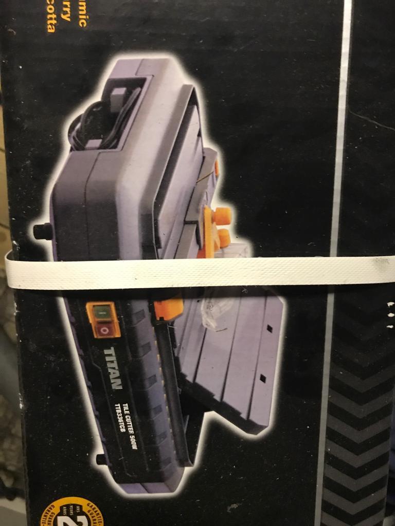 Tile cutter / saw electric. Titan 500w TTB336TCB in Cheltenham