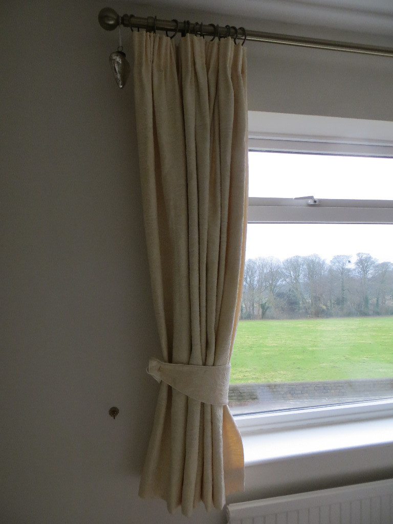 Cream Blend Lined Lounge Bedroom Curtains M S Fabric In