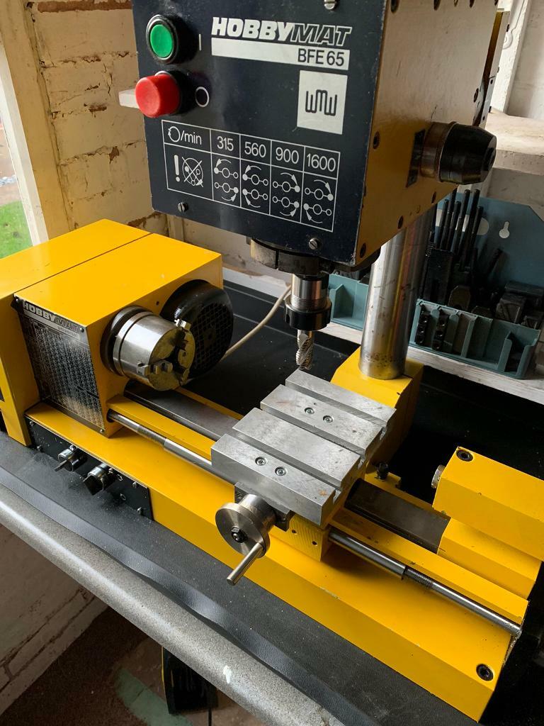 Hobbymat MD65 Lathe and BFE65 Mill in Sutton Coldfield, West Midlands