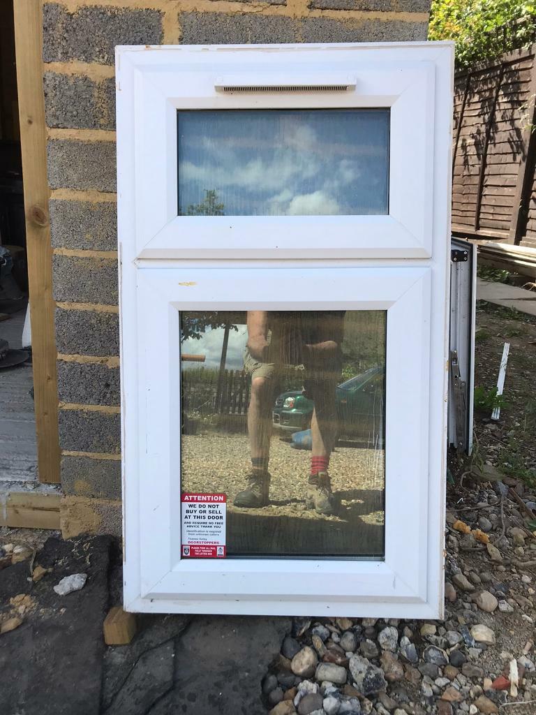 Double Glazed frosted toilet uPVC window in Maidenhead, Berkshire