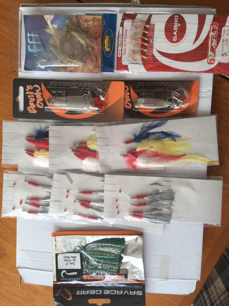 Bundle of fishing tackle (mackerel season) in Bournemouth, Dorset