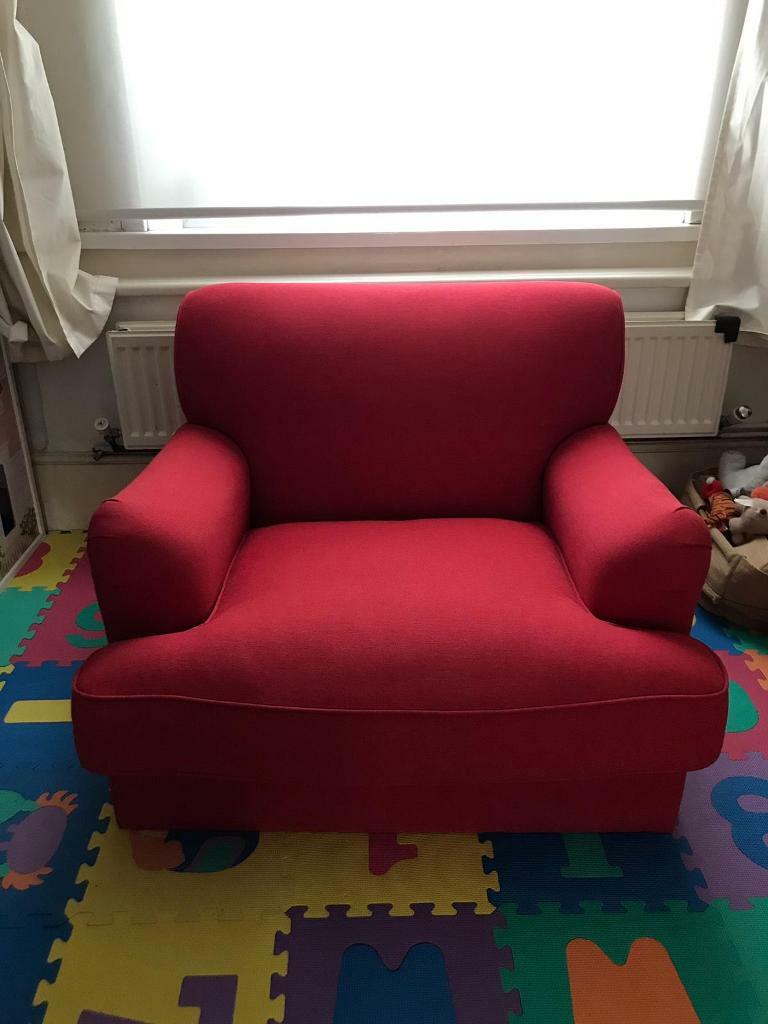 Red Armchair “Orson” in Hackney, London Gumtree