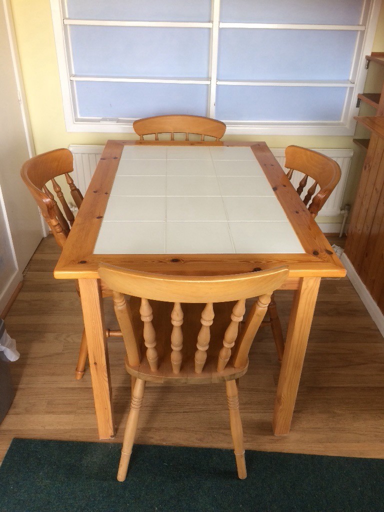 Pine Kitchen Table and 4 Chairs in Norwich, Norfolk Gumtree
