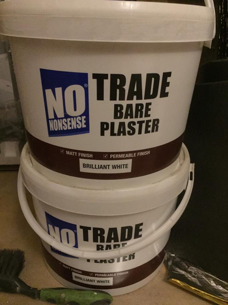 15L no nonsense trade bare plaster paint in brilliant white in