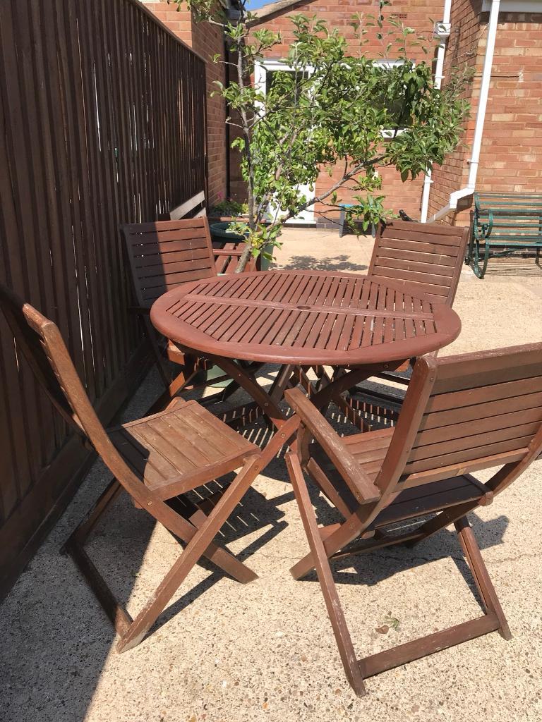 Wooden Garden Furniture Set in Oakham, Rutland Gumtree
