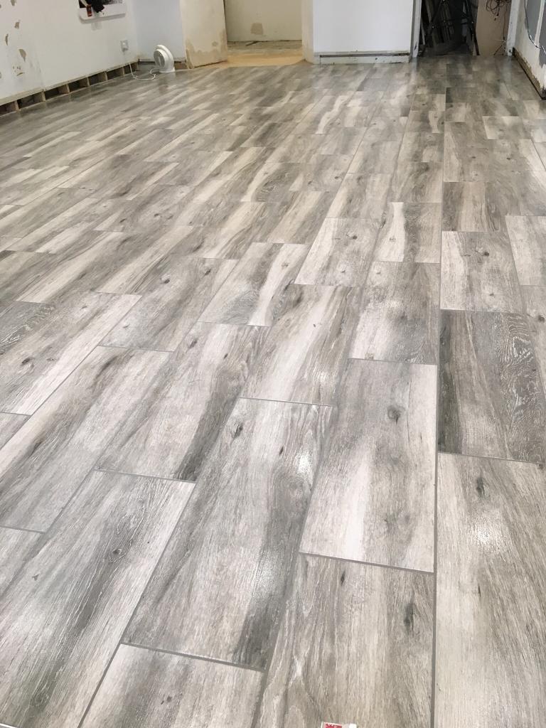 Wood effect ceramic floor tile  10 meter square in 