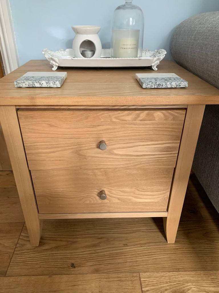 Wood bedside table in Newmarket, Suffolk Gumtree
