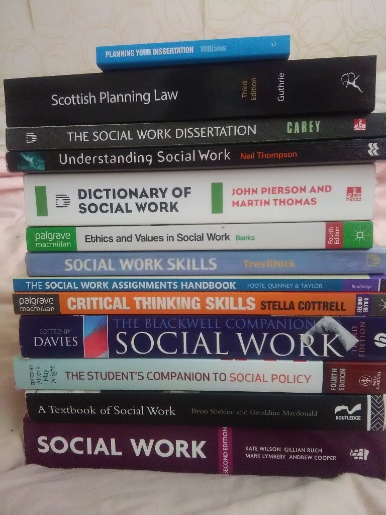 Social work degree textbooks, .masters, practice in Cumbernauld, Glasgow Gumtree