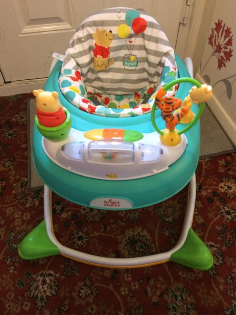 Bright starts Winnie the Pooh baby walker in Spennymoor, County
