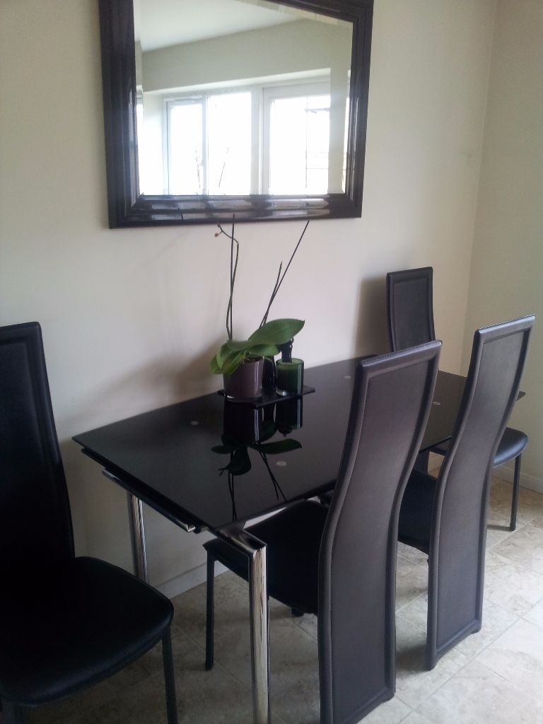 Harveys Milan Extending Dining Table And 6 Chairs In Belvedere