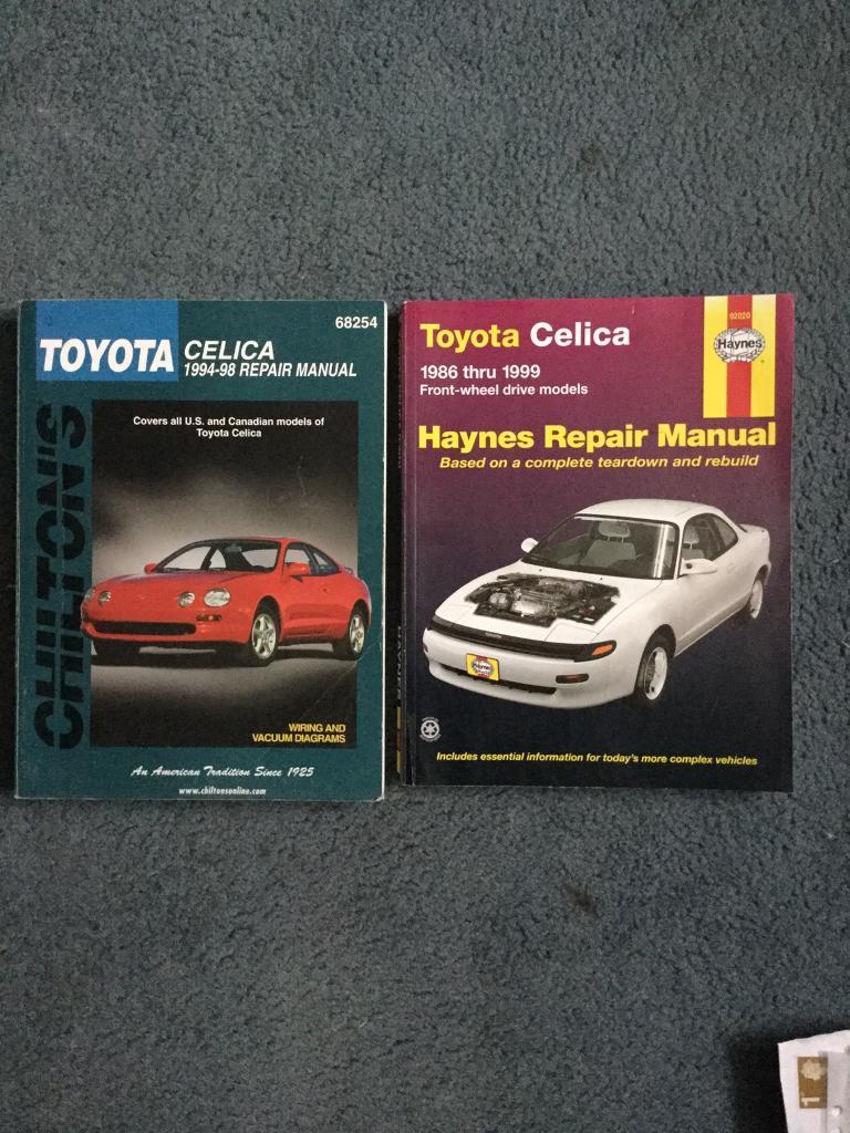 Haynes Repair Manual Toyota Celica