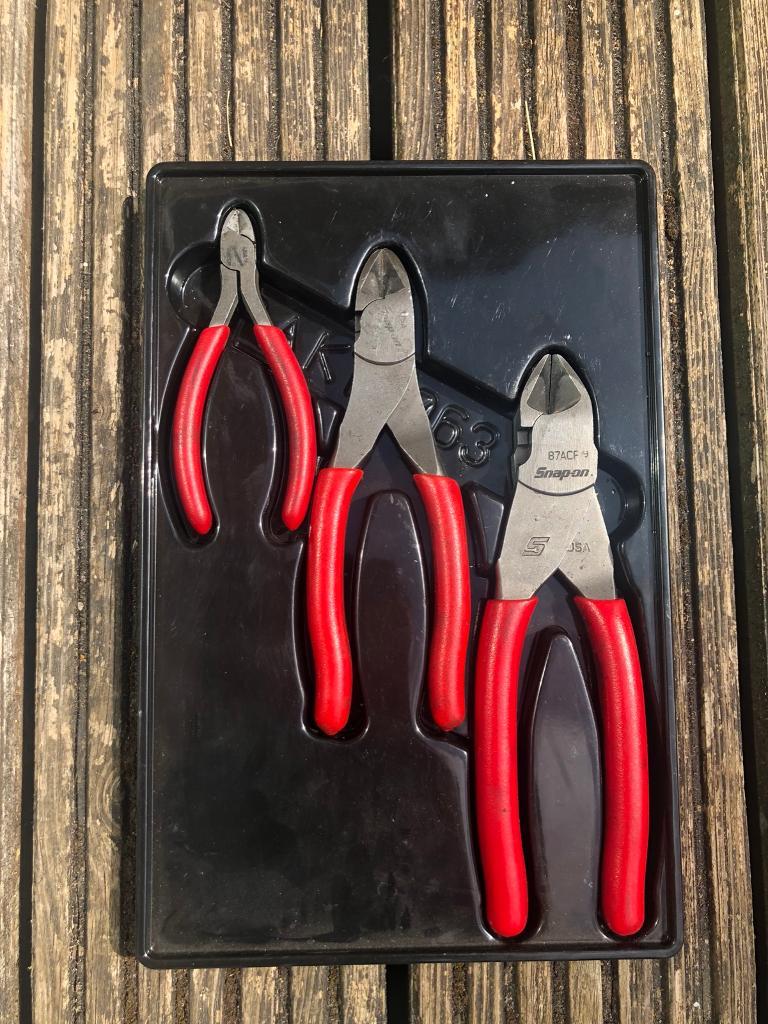 Snap on 3 piece side cutter set in Whitnash, Warwickshire Gumtree