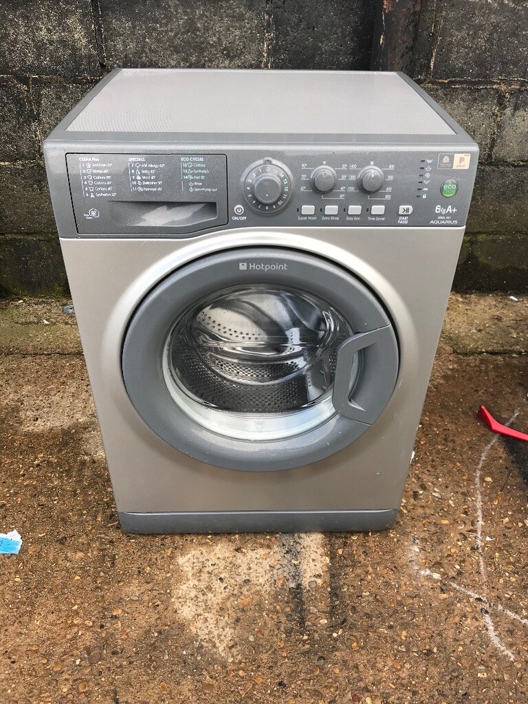 Hotpoint WMAL641 6kg 1400 Spin Washing Machine in Silver 6708 in