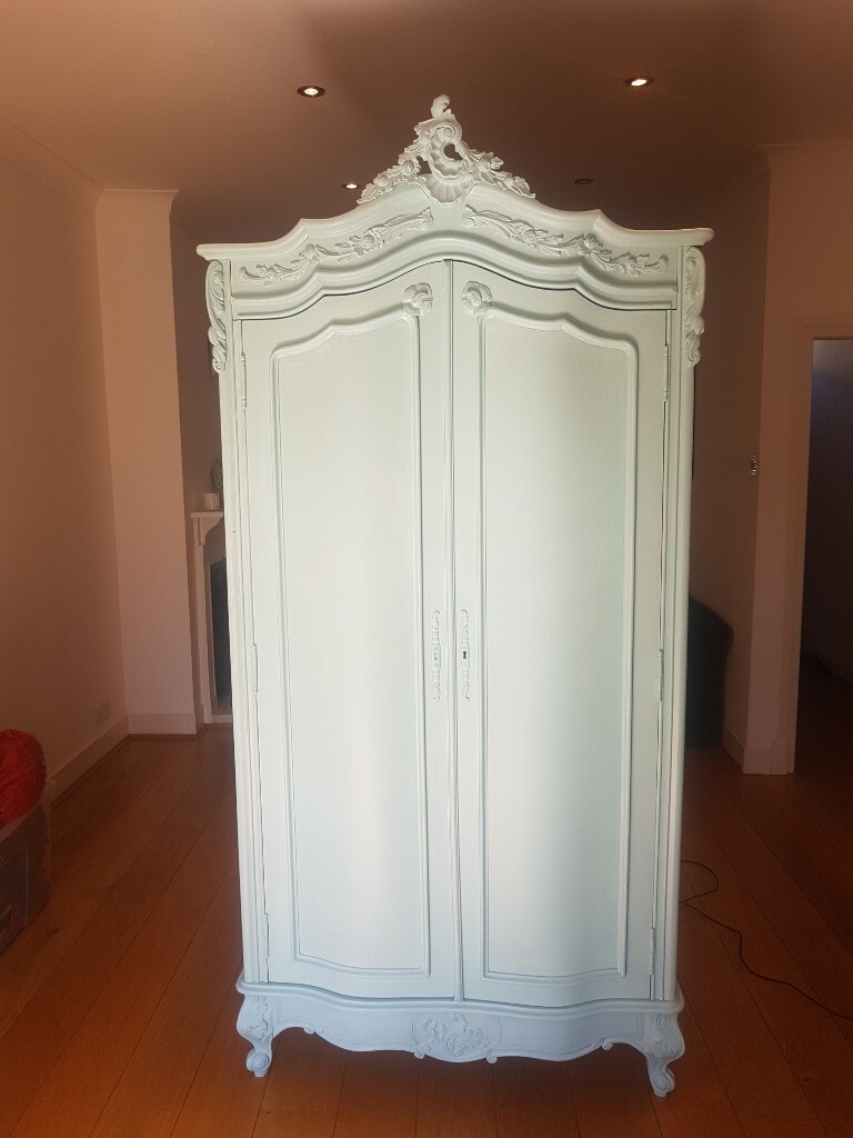French Bedroom Company Hand Painted Wardrobe In Windsor