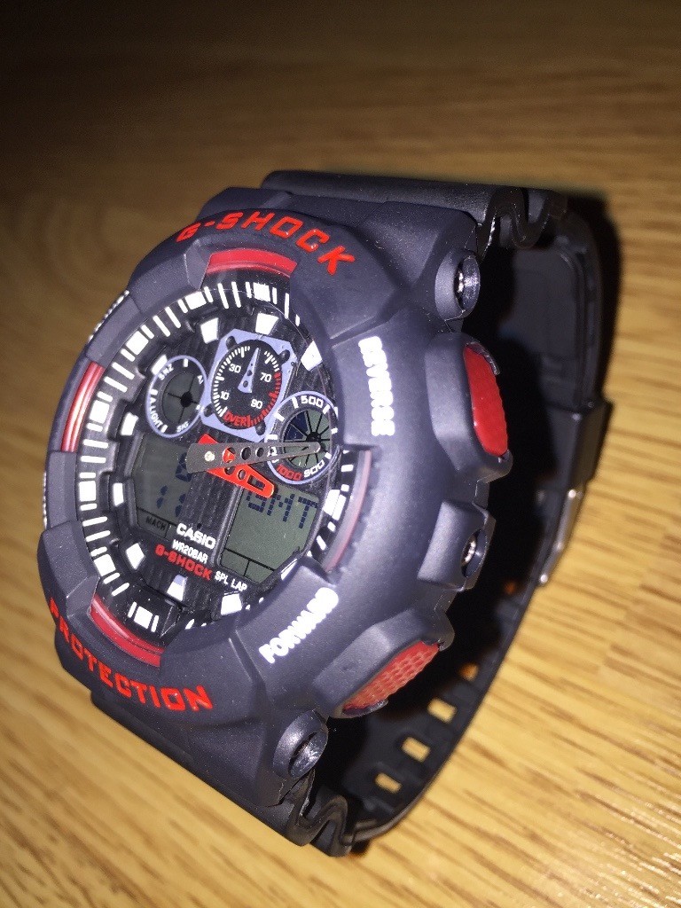 CASIO GSHOCK 5081 GA-100 (BLACK/RED)