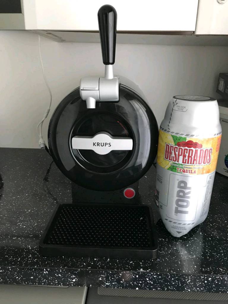 Krups Beer Pump with FREE keg barrel desperado in Swansea Gumtree
