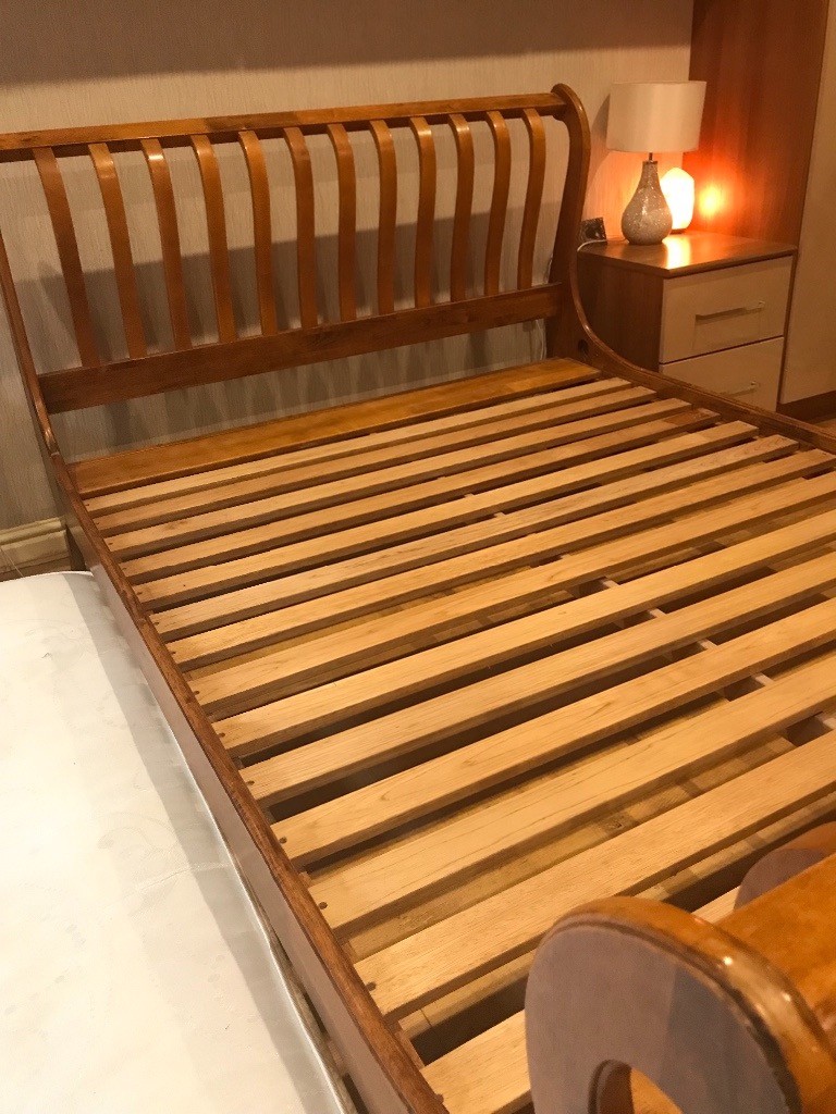 Solid Wood King Size Sleigh Bed | in Rainford, Merseyside ...