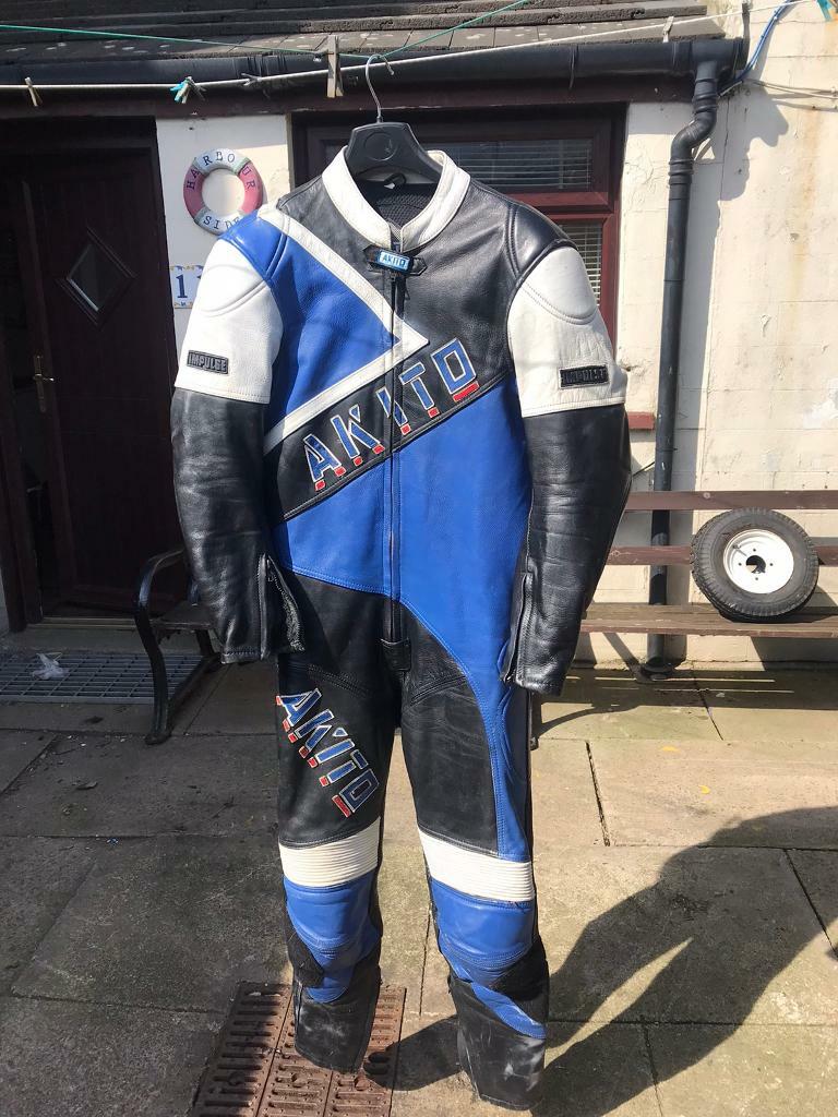 Akito leathers, 1 piece suit, motorcycle. in Irvine, North Ayrshire