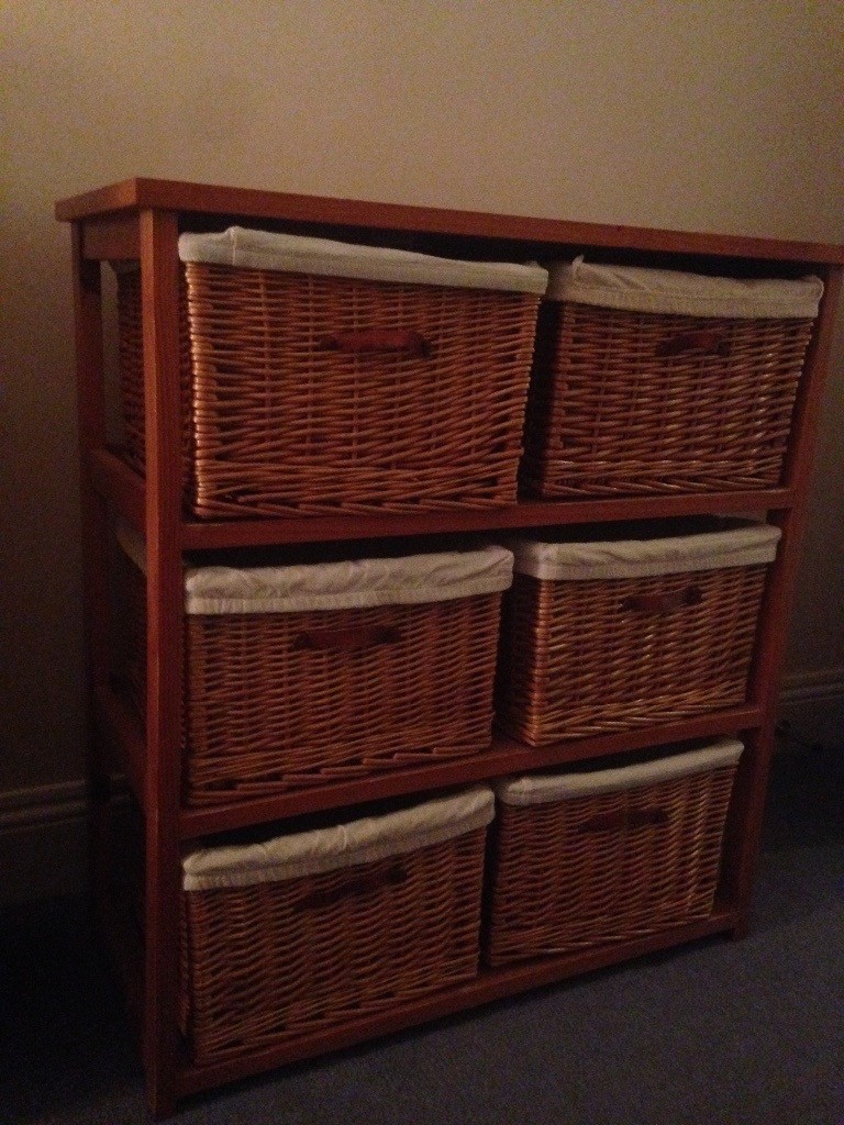 Wicker Storage Unit In Canonmills Edinburgh Gumtree