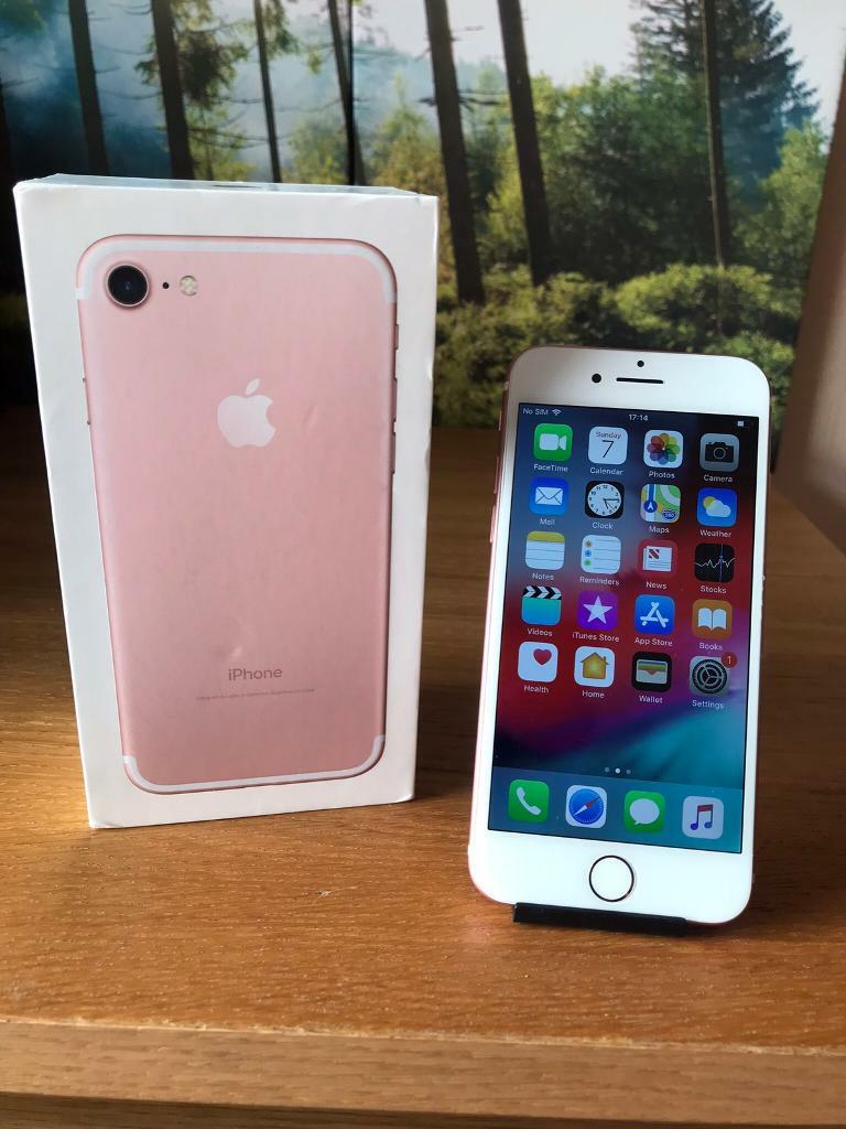 Apple iPhone 7 Rose Gold 32GB in Barry, Vale of Gumtree